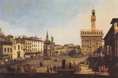 Bernardo Bellotto Piazza della Signoria in Florence (mk08)